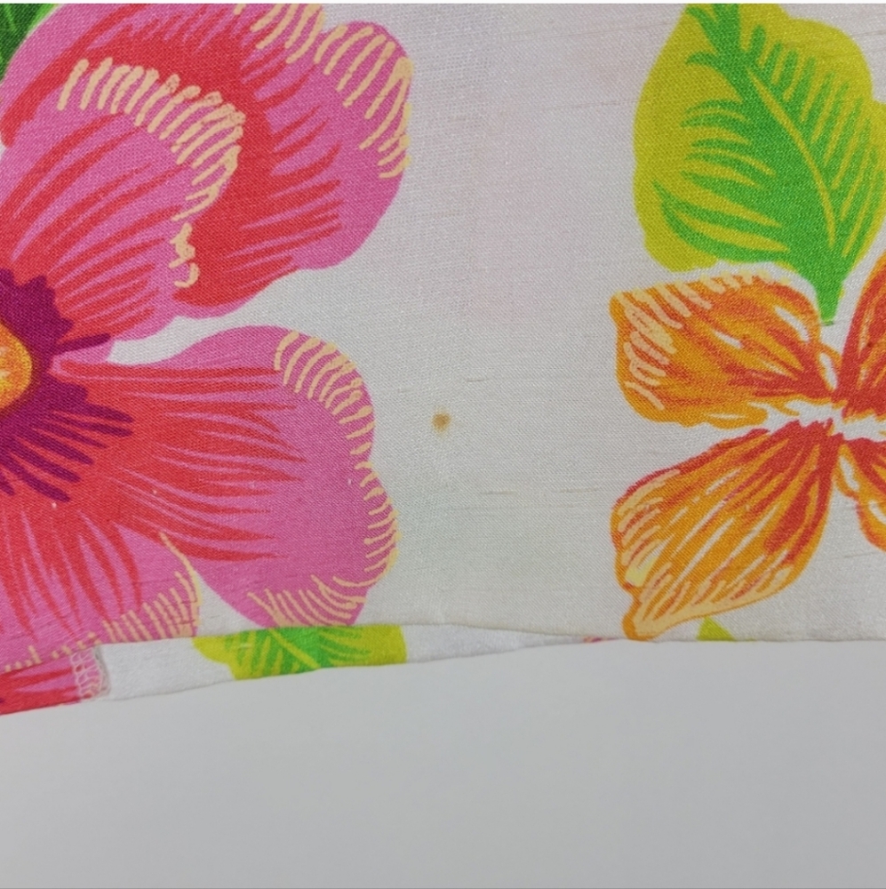 SAG HARBOR Tropical Floral 2 Piece Skirt and Top Set Vintage Size 12 - Picture 8 of 9